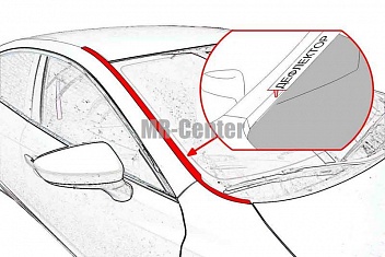 ДЕФЛЕКТОР ЛОБОВОГО СТЕКЛА "СТРЕЛКА2" LADA XRAY